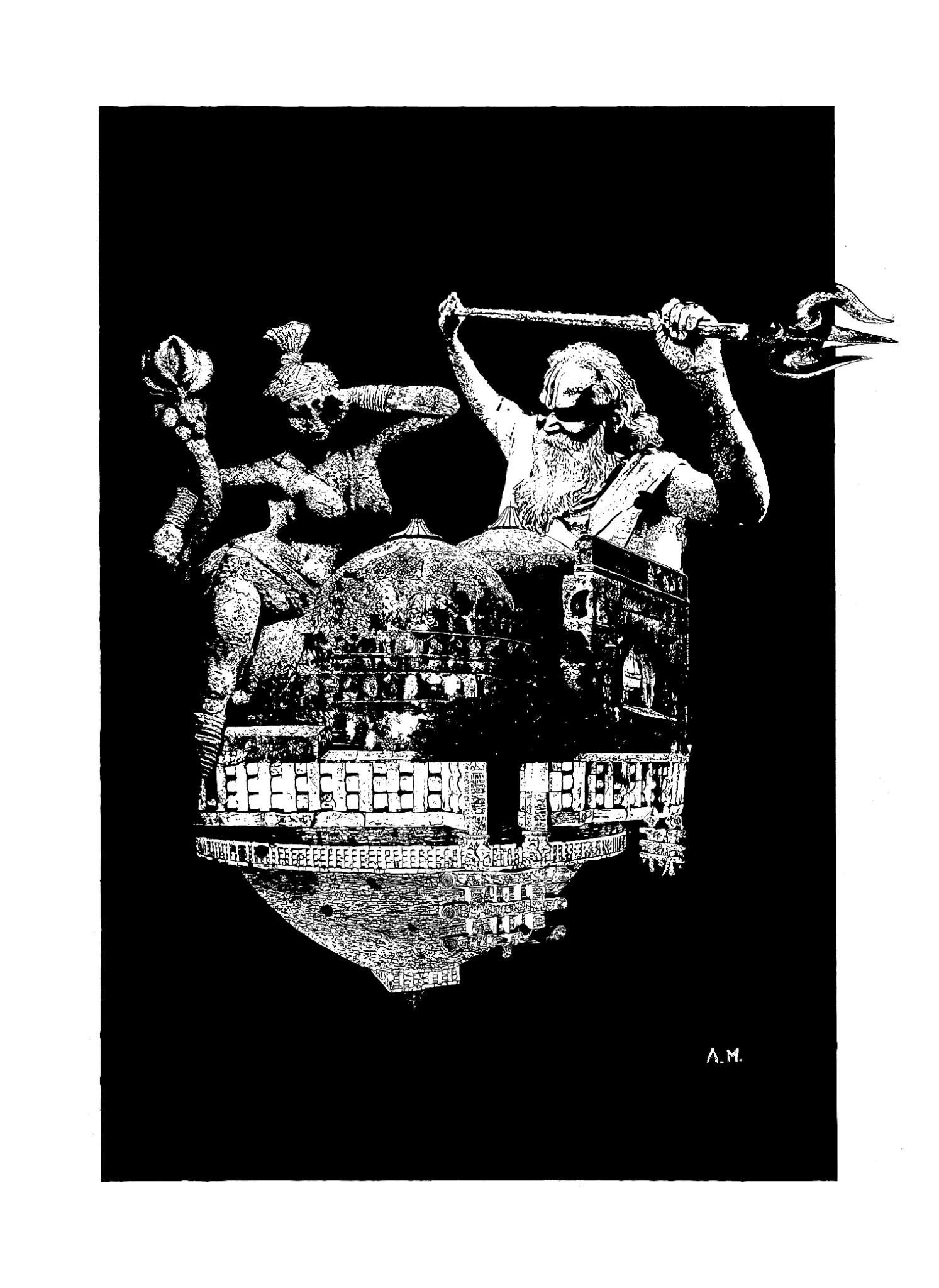 Ayodhya shown in a rotatable view
