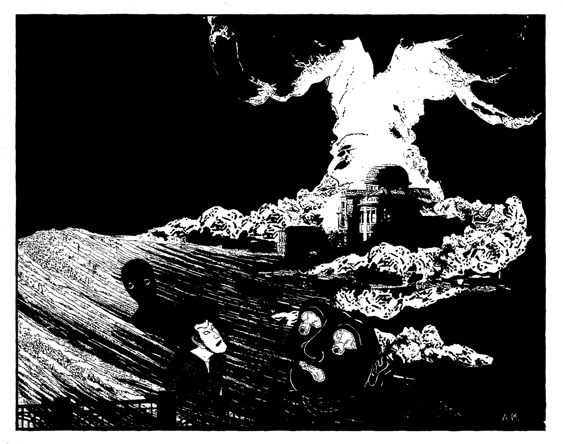 Hiroshima, complete original drawing, 2023