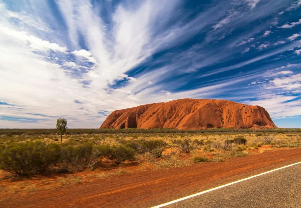 Uluru in central Australia
