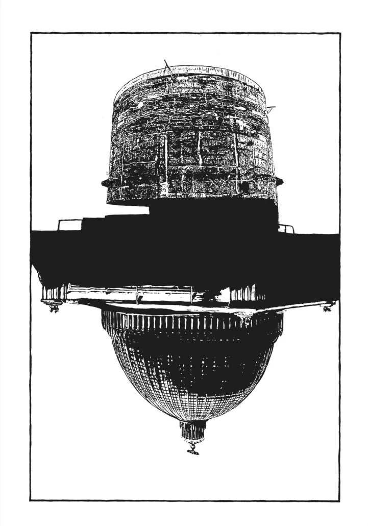 Testing Germania lithograph